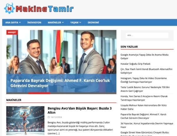 MakineTamir Tanıtım Yazısı